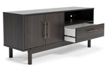 Brymont Dark Gray Wood Medium TV Stand