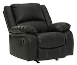 Calderwell Black Manual Rocker Recliner