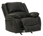 Calderwell Black Manual Rocker Recliner