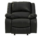 Calderwell Black Manual Rocker Recliner