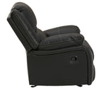 Calderwell Black Manual Rocker Recliner