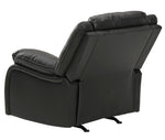 Calderwell Black Manual Rocker Recliner