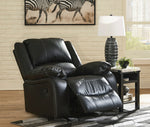 Calderwell Black Manual Rocker Recliner