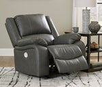 Calderwell Gray Power Rocker Recliner