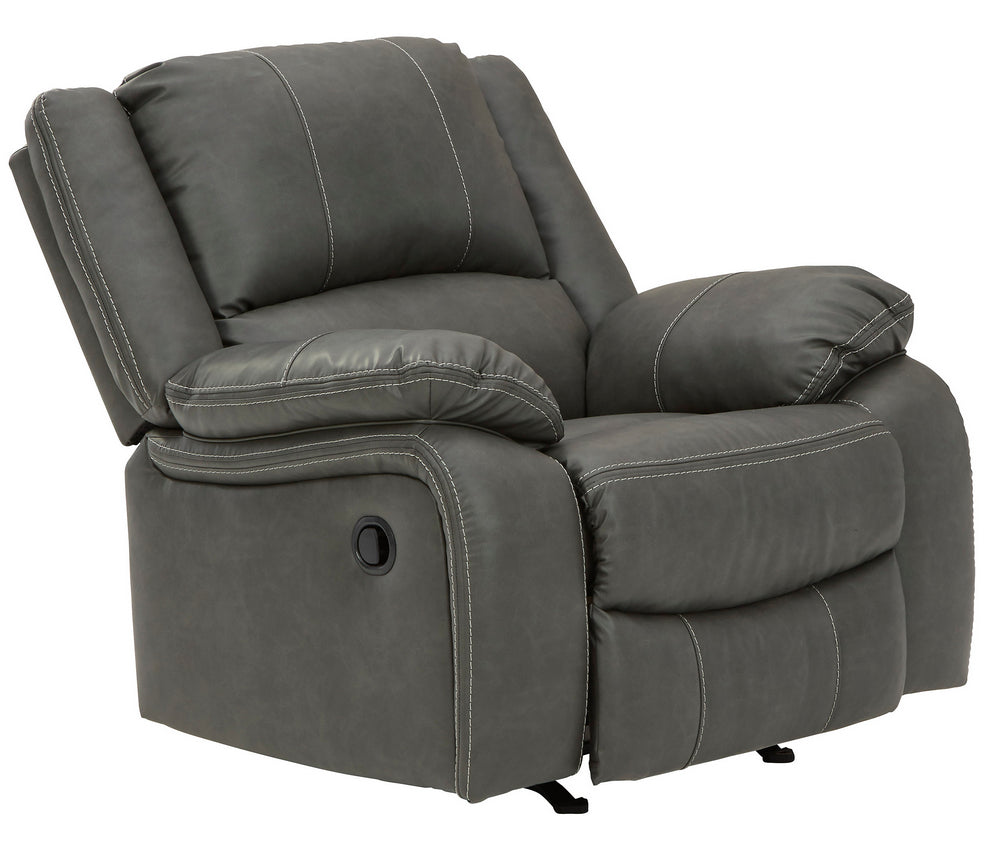 Calderwell Gray Manual Rocker Recliner