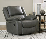 Calderwell Gray Manual Rocker Recliner