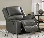 Calderwell Gray Manual Rocker Recliner