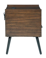 Calmoni Brown Wood End Table