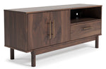 Calverson Mocha Wood Medium TV Stand