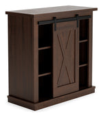 Camiburg Antique Brown Wood Accent Cabinet