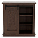 Camiburg Antique Brown Wood Accent Cabinet