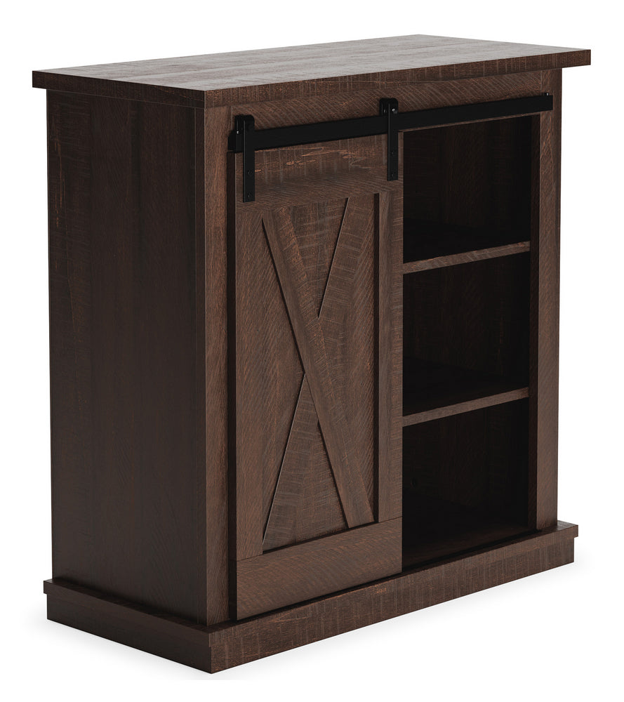 Camiburg Antique Brown Wood Accent Cabinet