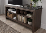 Camiburg Warm Brown Large TV Stand