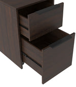 Camiburg Warm Brown Wood File Cabinet