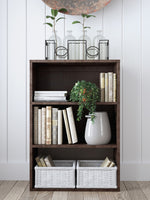 Camiburg Warm Brown Wood Medium Bookcase