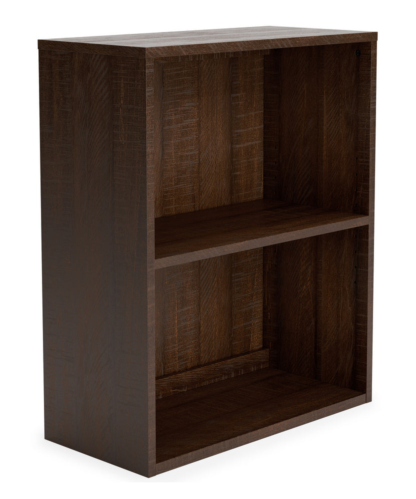 Camiburg Warm Brown Wood Small Bookcase