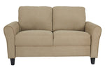 Signature Design Carten Quartz Fabric Loveseat