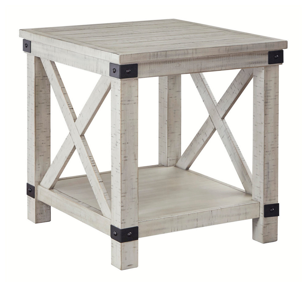 Carynhurst Whitewash Rectangular End Table