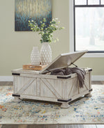 Carynhurst Whitewash Storage Coffee Table