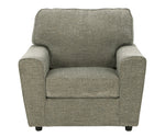 Signature Design Cascilla Pewter Chenille Chair