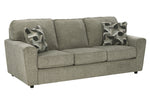 Signature Design Cascilla Pewter Chenille Sofa