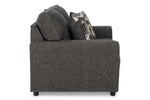 Signature Design Cascilla Slate Chenille Loveseat