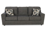 Signature Design Cascilla Slate Chenille Sofa