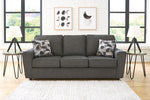 Signature Design Cascilla Slate Chenille Sofa