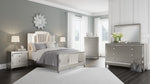 Chevanna Cream/Platinum Queen Panel Bed