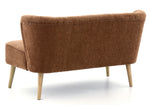 Collbury Cognac Fabric Settee