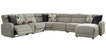 Colleyville 7-Pc Stone RAF Power Recliner Sectional with Console