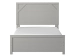 Cottonburg Light Gray Wood Full Panel Bed