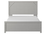 Cottonburg Light Gray Wood Queen Panel Bed