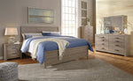 Culverbach Gray Wood King Panel Bed