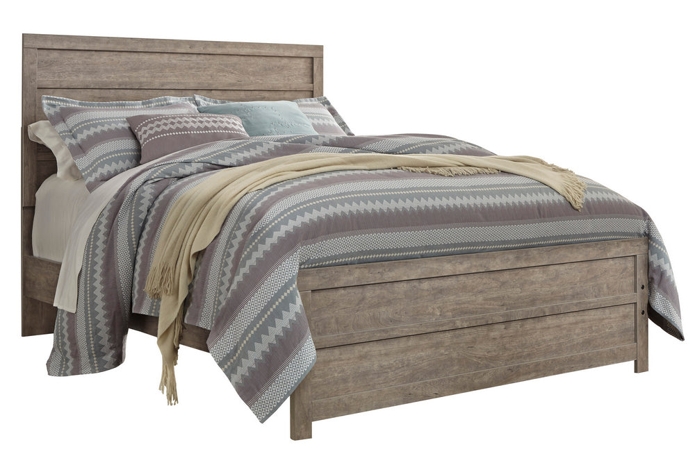 Culverbach Gray Wood Queen Panel Bed