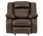 Denoron Chocolate Power Rocker Recliner