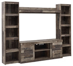 Derekson Multi Gray Wood Entertainment Center