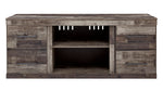 Derekson Multi Gray Wood LG TV Stand