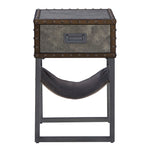 Derrylin Gray/Brown Chair Side End Table