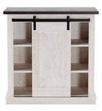 Dorrinson Antique White Wood Accent Cabinet