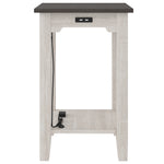 Dorrinson Two-Tone Chair Side End Table