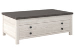 Dorrinson Two-Tone Lift-Top Coffee Table