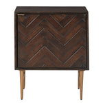 Dorvale Dark Brown Wood Accent Cabinet