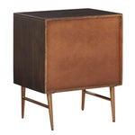 Dorvale Dark Brown Wood Accent Cabinet