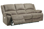 Draycoll Pewter Power Recliner Sofa