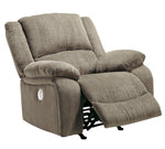 Draycoll Pewter Power Rocker Recliner