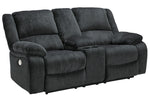 Draycoll Slate Power Recliner Loveseat