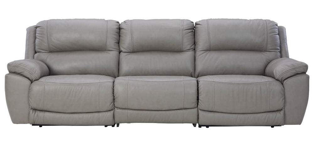 Dunleith 3-Pc Gray Power Recliner Sofa