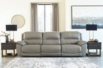 Dunleith 3-Pc Gray Power Recliner Sofa