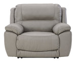 Dunleith Gray Zero Wall Power Recliner